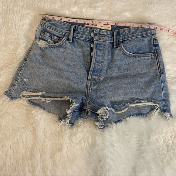 GRLFRND Women’s Helena High Rise Cut Off Short in Newport Size 26 - Picture 9 of 9